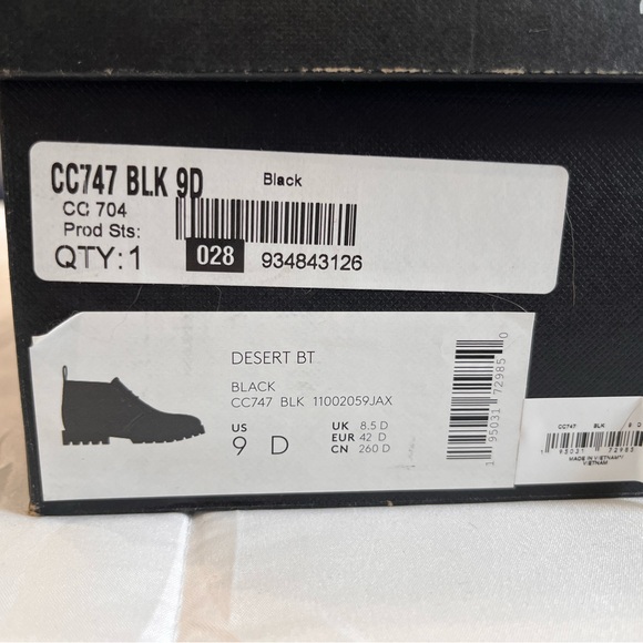 Brand new coach chukka boot all black. - Picture 6 of 6